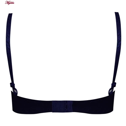 سوتین زنانه فنردار سرمه ای کد 5044