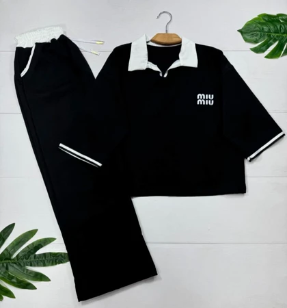 ست تیشرت شلوار اورجینال میومیو (miu miu)