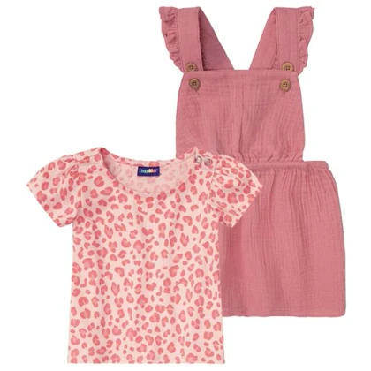 ست تیشرت و سارافون نوزادی لوپیلو مدل Z-YT56