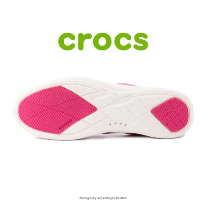 لوفر زنانه کراکس - Crocs Walu Canvas Loafer Nautical Navy/Pepper