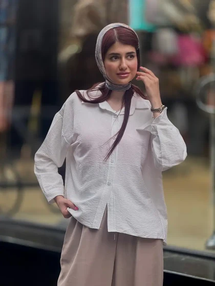 شومیز سیلک نازان