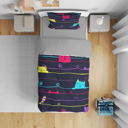 روتختی کودک طرح گربه مدل T5731