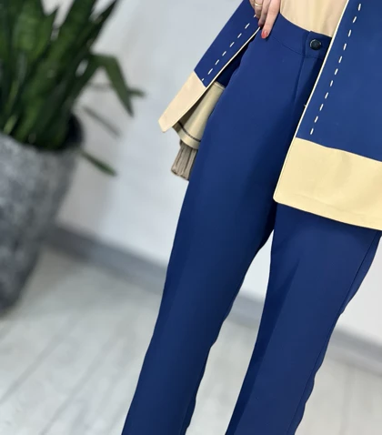 ست کت و شلوار مزونی کوک دوزی