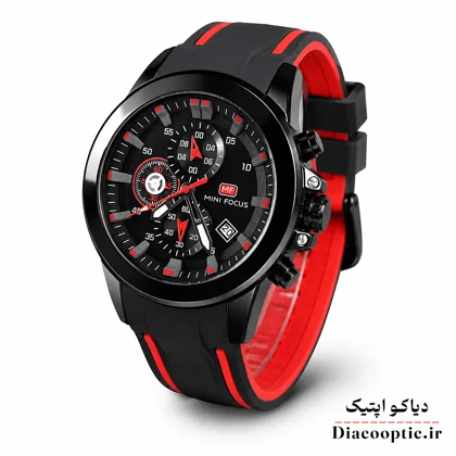 ساعت مچی مردانه اورجینال موتور ژاپن برند مینی فوکوس سه موتور مدل Mf0287G.04 بند رابر