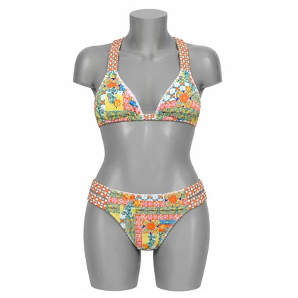 ست بیکینی زنانه مدل Coral Kiss-5C0339 چندرنگ