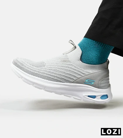 کفش کتانی طبی ورزشی طوسی SKECHERS GoWalk 5 V2