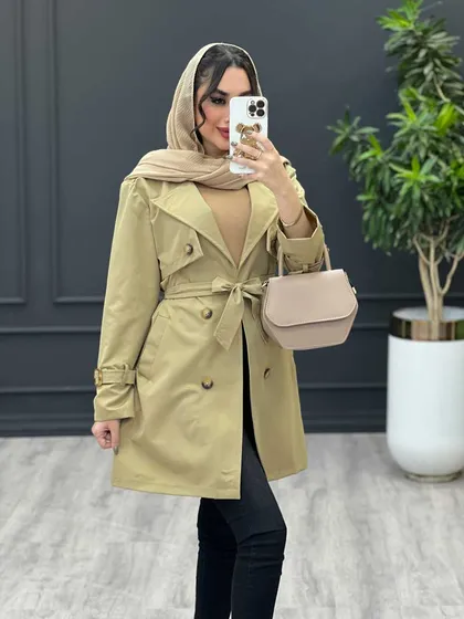 بارانی ژیله دکمه دار