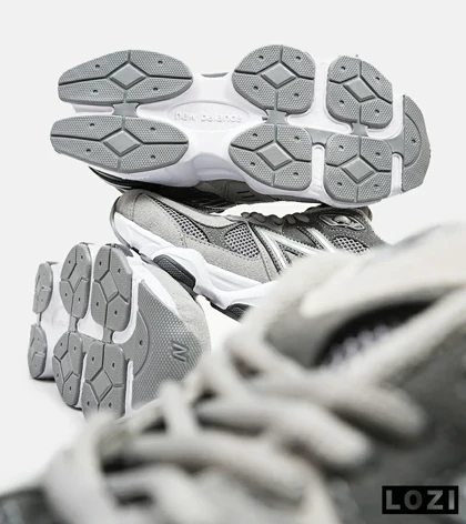 کفش کتانی زنانه خاکستری NEW BALANCE 9060 مدل 5394