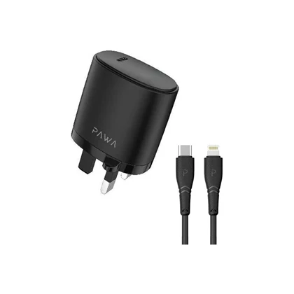 آداپتور 20W با کابل تایپ سی به لایتنینگ پاوا مدل (1290) PAWA TRAVEL CHARG 20W PD PDUKCL