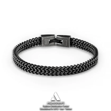 دستبند تیتانیوم مردانه Vintage Men Chain Bracelet SK1