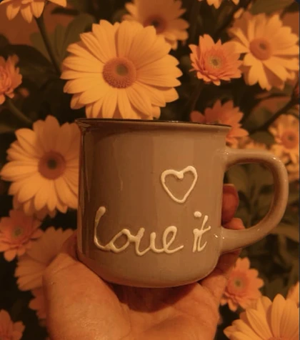 ماگ سرامیکی طرح دار LOVE IT
