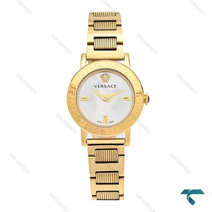 ساعت زنانه ورساچه Petit طلایی صفحه سفید Versace-6359-L