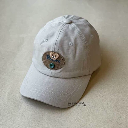 کلاه تابستانه نقابدار بچگانه طرح تدی PORORO