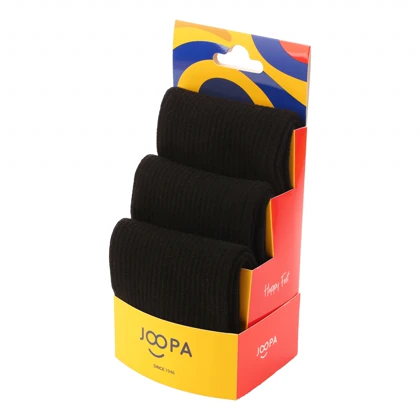 جوراب نخ کتان ساق‌دار زنانه پک سه تایی