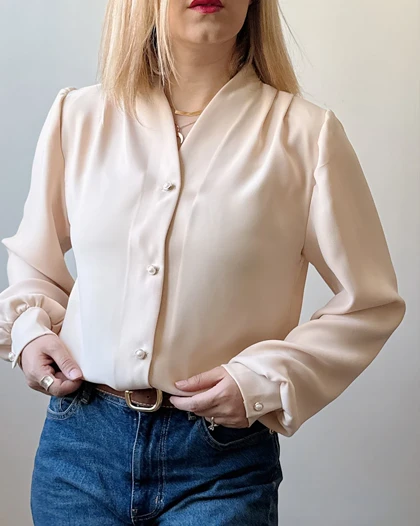 شومیز Lady (کرم)