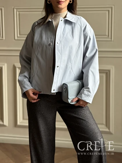 بارانی کوتاه جلو دکمه