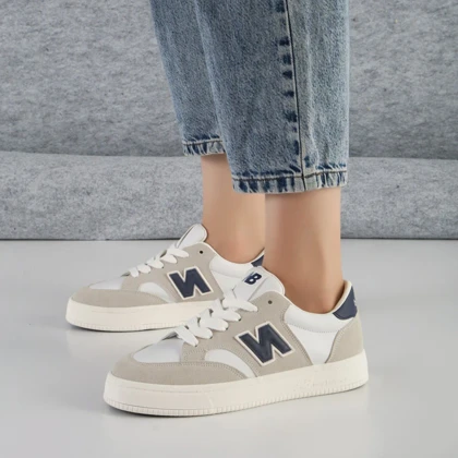کفش و کتانی اسپرت زنانه و دخترانه مدل نیوبالانس NEW BALANCE رنگ طوسی سرمه ای