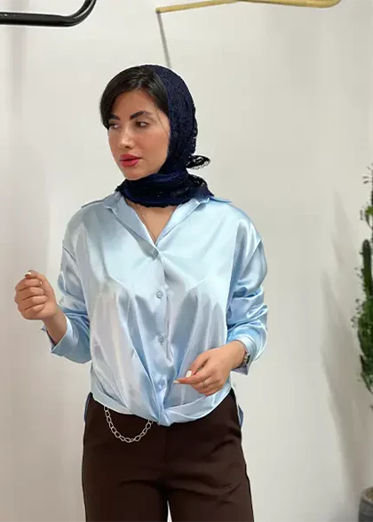 شومیز گره‌ای کد 4059