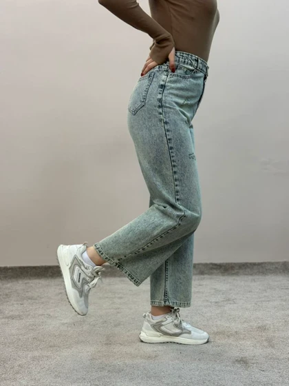 شلوار واید جین ام کی