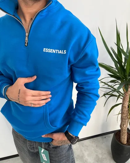 دورس نیم زیپ ESSENTIAL آبی کاسپین