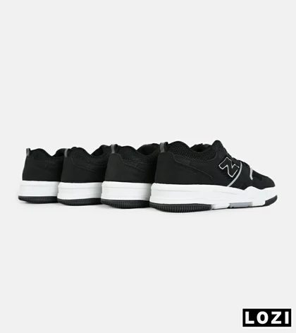 کفش کتانی مردانه و زنانه مشکی سفید NEW BALANCE 550