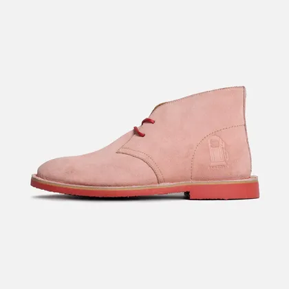 سافاری صورتی قرمز چرک جیر دور قرمز - Safari Veldskoen C Design Dirty Pink Panther/Red S Red Line