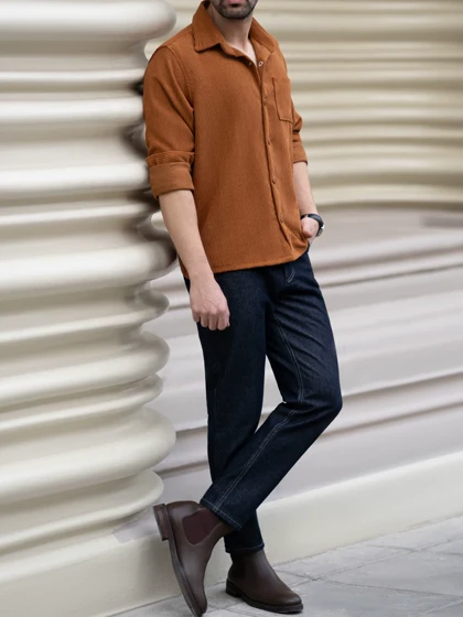 شکت کبریتی مخمل آجری کارلوتی کد sha143