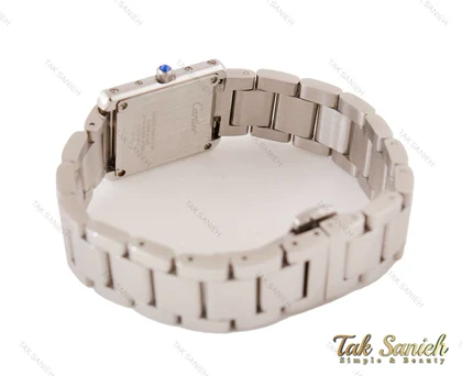 ساعت کارتیه تانک نقره ای زنانه Cartier-3694-L