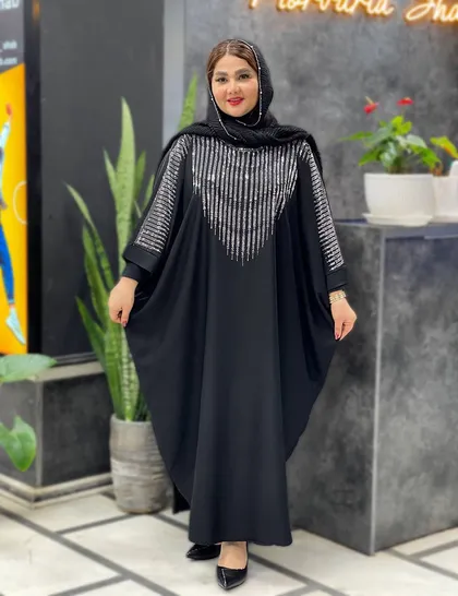 پیراهن عبایی ضحا کد : S285