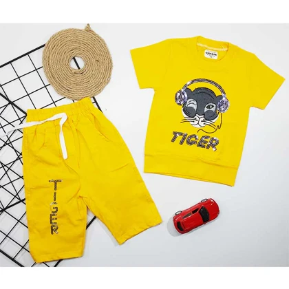 ست پسرانه تیشرت شلوارک TIGER