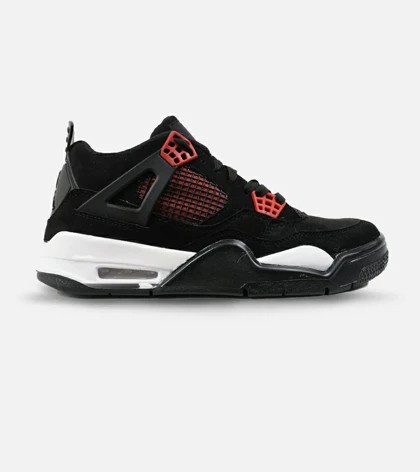 کفش کتانی مردانه مشکی قرمز Nike air jordan 4
