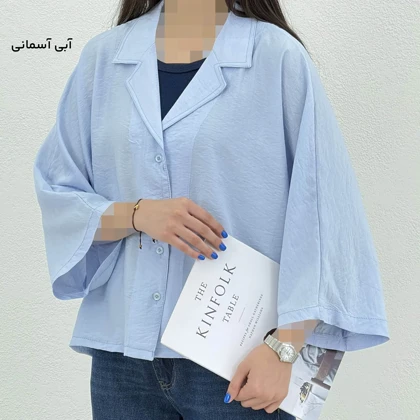 شومیز زنانه کیمانو یقه انگلیسی | آی بولک
