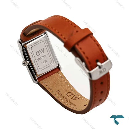 ساعت دنیل ولینگتون BOUND زنانه سیلور بند چرم عسلی DW-6186-L