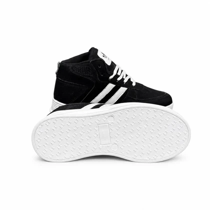 کفش کتانی زنانه آدیداس ساق‌دار مشکی Adidas