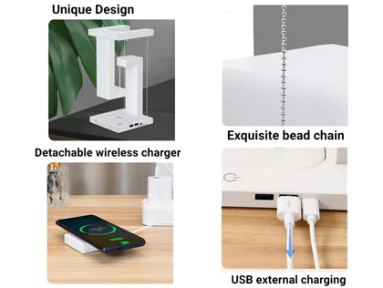 چراغ خواب و شارژ بی سیم 10 وات Wireless Charger