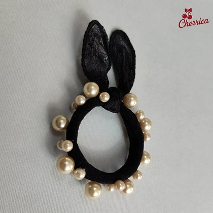 کش مو مرواریدی خرگوشی توری کد 33