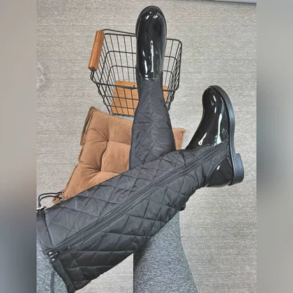 بوت‌بلندکاپشنی جلو ورنی