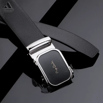 کمربند مردانه چرم Pierre Cardin Leather Ratchet Belt BL32