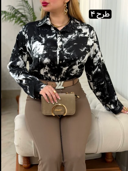 تونیک کرپ ساتن 3792