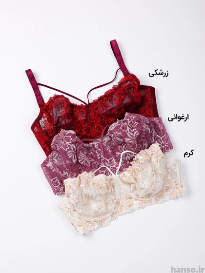 ست شورت و سوتین فنردار گیپور کرالاستر
