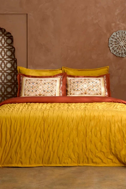سرویس روتختی دو نفره Karaca Home مدل Olvera پنبه پلی‌استر
