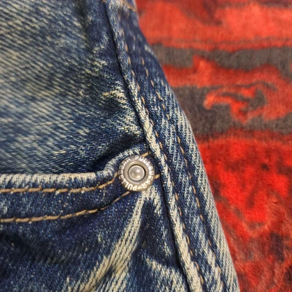 شلوار جین بالون فیت یونیسکس pull & bear کد 350 سایز 28