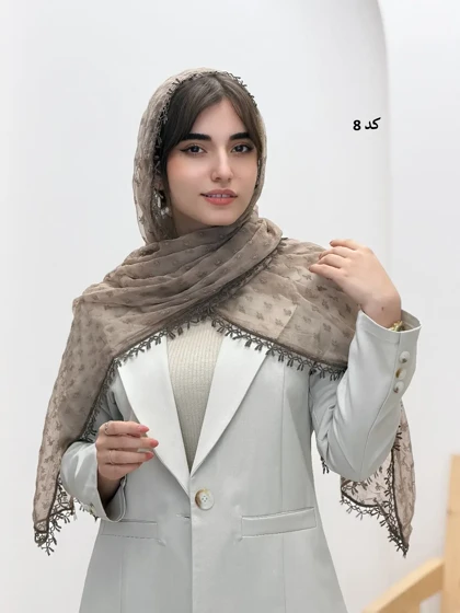4537-شال وارداتی پاپیون