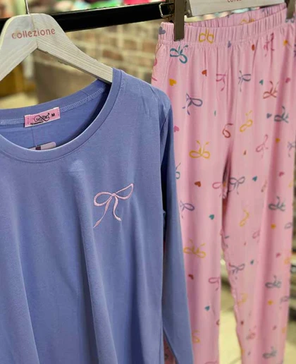 بلوز شلوار نرمال سکسن کد40191