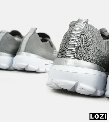 کفش کتانی مردانه و زنانه طوسی اسکیچرز SKECHERS مدل 2162