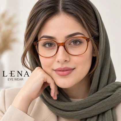 عینک طبی لنا مدل LE940 C01 مسی