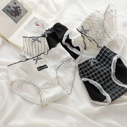 شورت سیاه سفید طرح beautiful