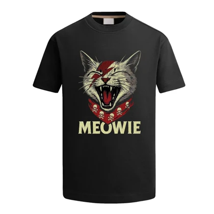 تیشرت طرح گربه meowie