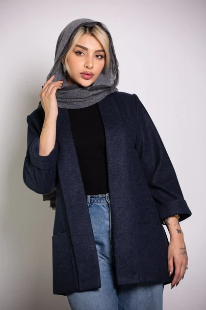 پالتو فوتر زنانه یقه شالی