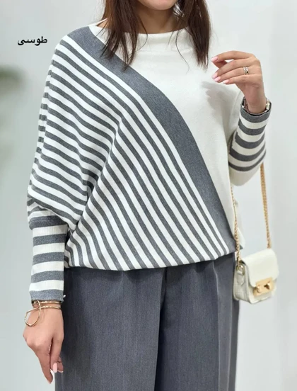 بافت گپ راه راه آنوش